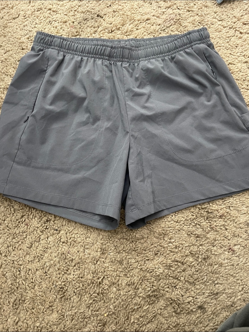 Women Gray Active Stretch Shorts